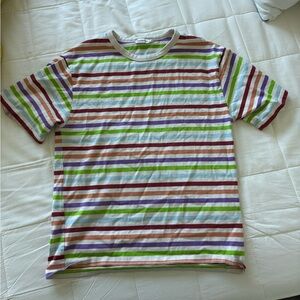 Colorful Striped Women’s T-Shirt